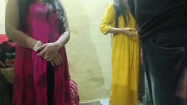 Indian butyfull girl threesome sex video Hindi roleplay